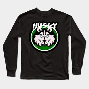 "Husky Harris" (Green) Long Sleeve T-Shirt